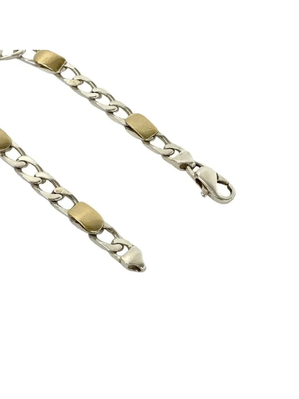 Tiffany & Co Vintage Figaro Chain Bracelet Silver